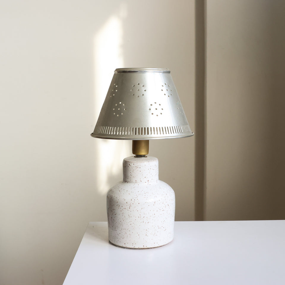 Tiny lamp: tin shade