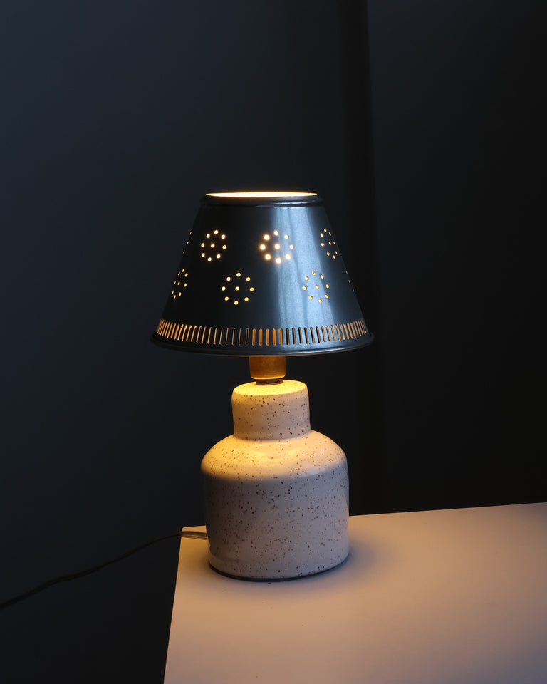 Tiny lamp: tin shade